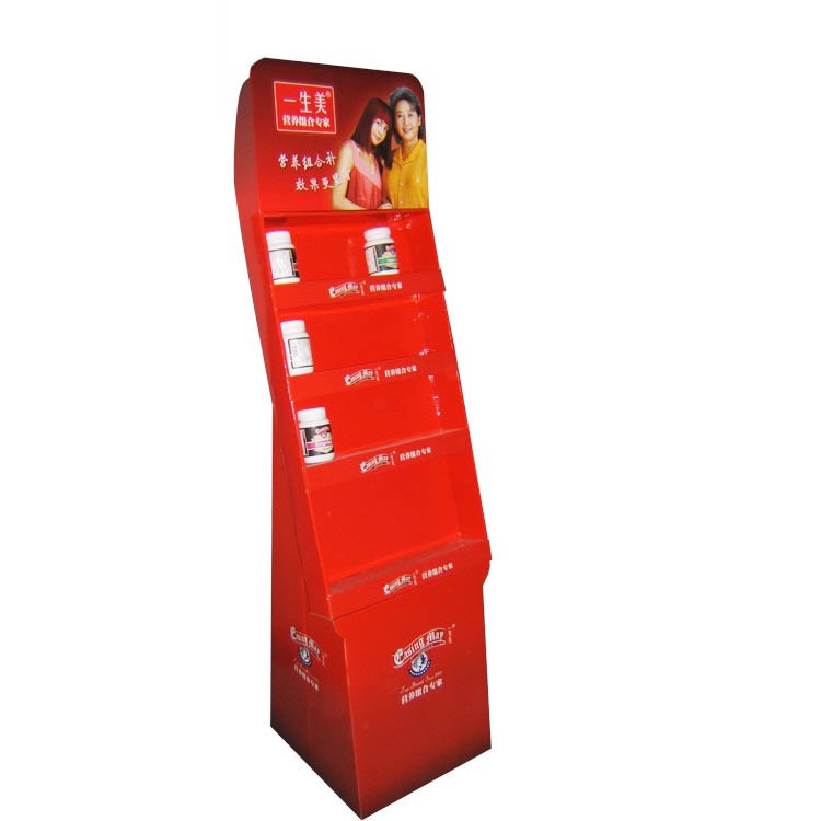 Free Custom Design Cheaper High Quality Promotion Recyclable Dog Treat Cardboard Display Stand