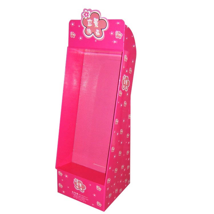 Drink Water Bottle Supermarket Shelves Paper Floor Cardboard Displays Stand