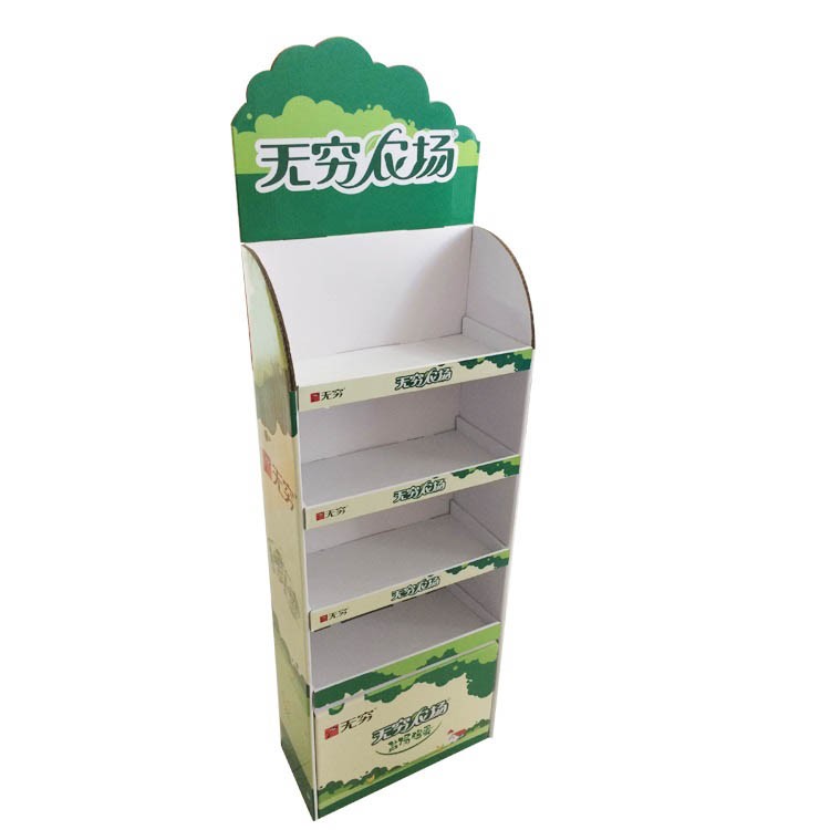 Cardboard floor retail display stand wholesale customized cardboard displays stand cardboard high quality display