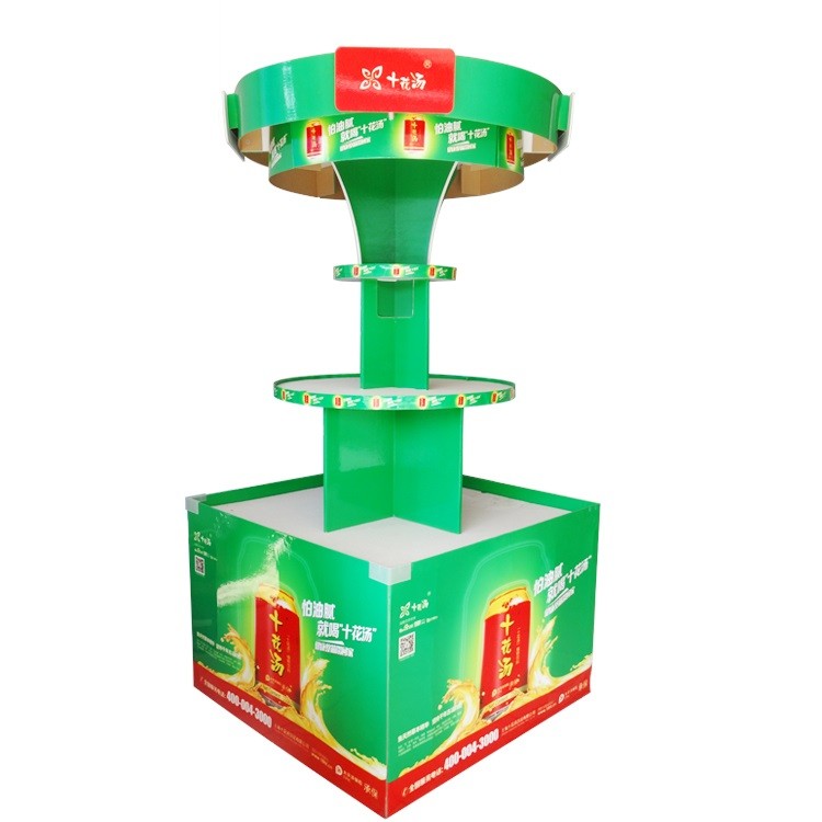 High Quality Retail food Display Stand Cardboard food Pallet Display