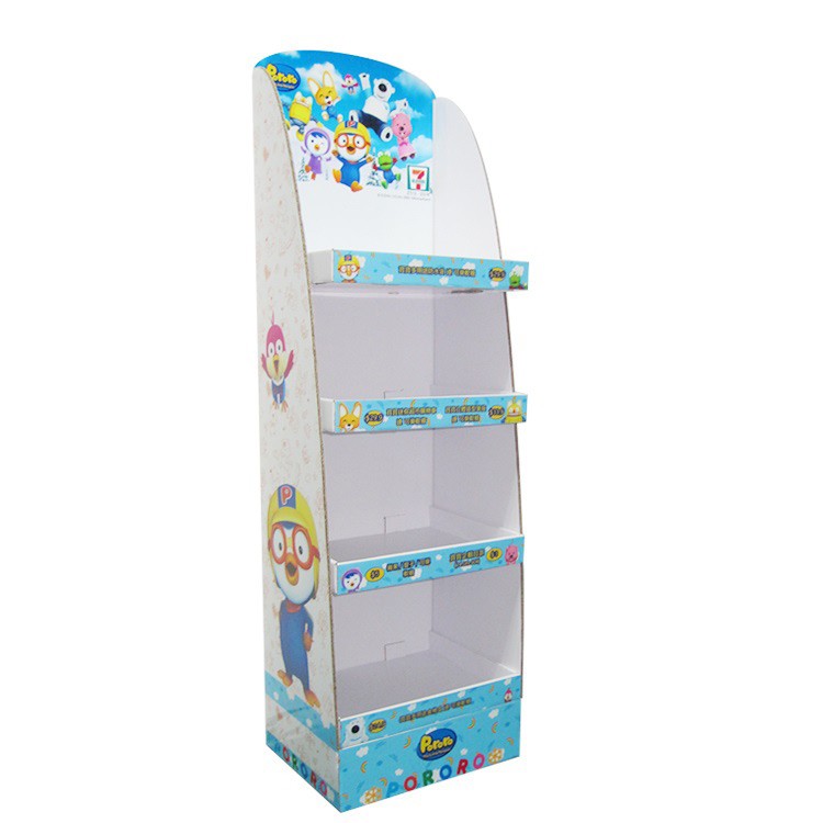 Cardboard Promotion Display Stand Paper Rack POP Cardboard Display Shelf Shipper Display