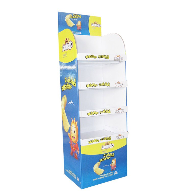 Custom Retail Paper Shelf Ready Display Packaging Box POS Cardboard Corrugated display rack