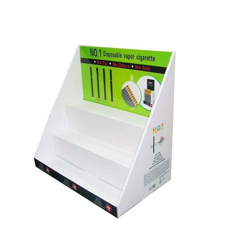 Customized Cardboard Eyelash Display Stand Cosmetics PDQ Counter Display