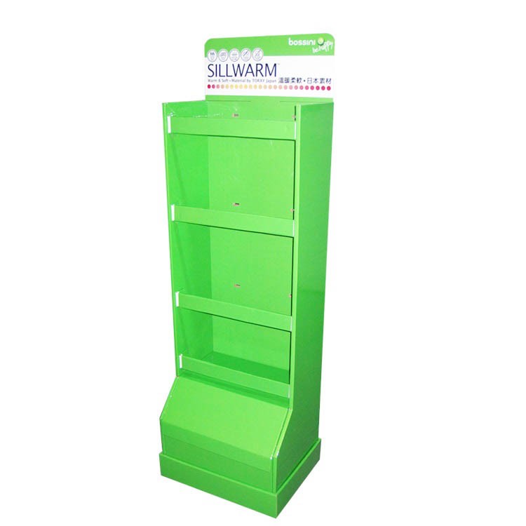 Supermarket Foldable POP Carton Stand Custom Retail Portable POS Cardboard Floor Display