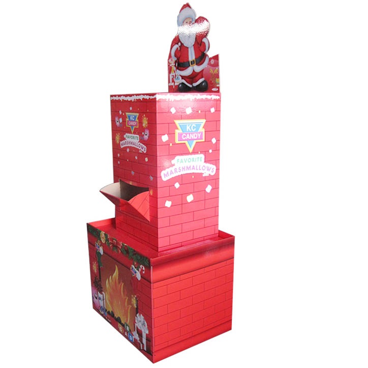 Floor Stand Cardboard Display Greeting Cards Retail Display Rack Cards Shelf Display Stand