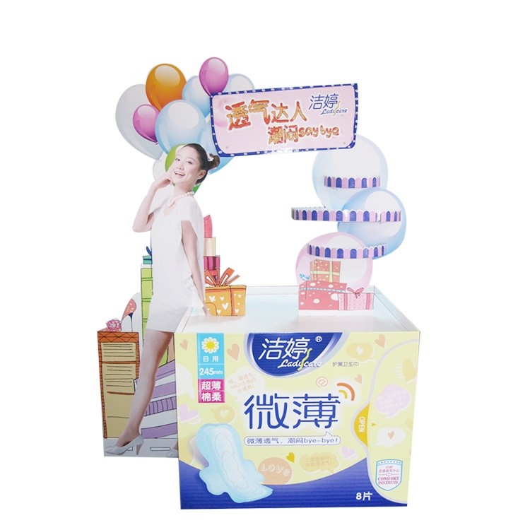 China Supplier Promotional Point of Purchase Surprise 4 Sides Pallet Display Stand Cardboard