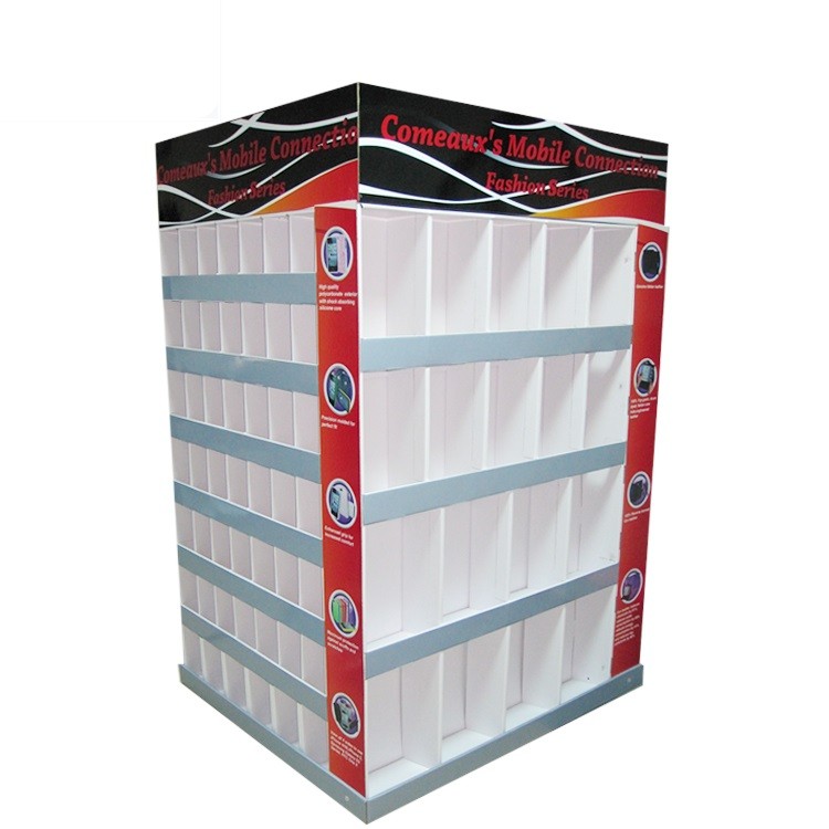 Cardboard Display Rack For Wholesale Retail 2 Side Pallet Paper Display Stand 