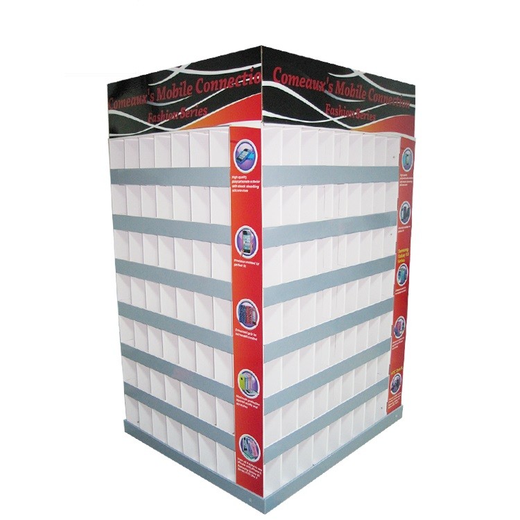 Cardboard Display Rack For Wholesale Retail 2 Side Pallet Paper Display Stand 