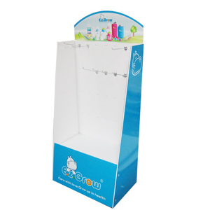 Promotional folding standee alone paper display standing poster display