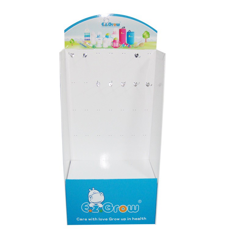 Promotional folding standee alone paper display standing poster display