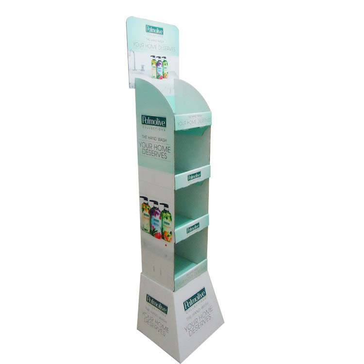  cardboard paper display floor rack/stand, retail corrugated carton floor display stand for the toy