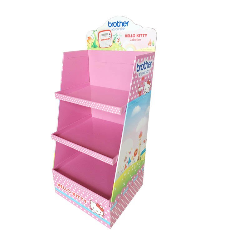 High quality Cardboard Display stand retail floor display stand